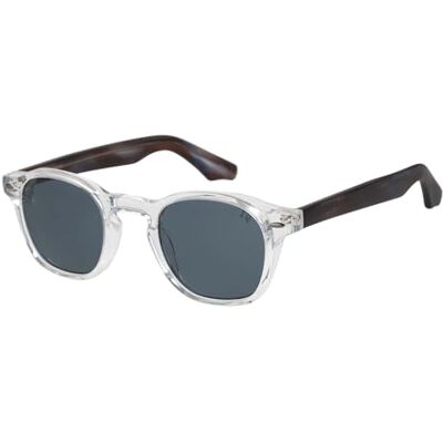 Botaniq Quadratisch Azetat Brille in Kristall für Herren, optional mit Sehstärke (Modell BIS-7049-113) Botaniq Quadratisch Azetat Brille in Kristall für Herren, optional mit Sehstärke (Modell BIS-7049-113)