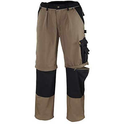 texxor 2-in-1 Arbeitsbundhose Canvas 320 mit Cordura, 20-008350-48,Khaki (Khaki/Black) ,48 texxor 2-in-1 Arbeitsbundhose Canvas 320 mit Cordura, 20-008350-48,Khaki (Khaki/Black) ,48