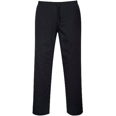 Portwest C070 Kordelzug Kochhose Wasserabweisendes Twillgewebe Schwarz, 3XL, PFAS-Freie Texpel™ Splash Eco Ausrüstung, Drei Taschen, Maschinenwäsche Bei 60 °C, Verstellbare Taille Portwest C070 Kordelzug Kochhose Wasserabweisendes Twillgewebe Schwarz, 3XL, PFAS-Freie Texpel™ Splash Eco Ausrüstung, Drei Taschen, Maschinenwäsche Bei 60 °C, Verstellbare Taille