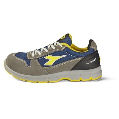 UTILITY DIADORA Diadora Utility Unisex Run Text Low S1P SRC ESD, Grigio Castello/BLU INSEGNA, 48 EU UTILITY DIADORA Diadora Utility Unisex Run Text Low S1P SRC ESD, Grigio Castello/BLU INSEGNA, 48 EU