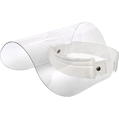 GIMA Transparentes Schutzvisier aus Polycarbonat, Klappmodell, spritzwassergeschützt, beschlagfrei, PSA-Klasse II zertifiziert, schützt Mund, Nase, Augen und Gesicht, Universalgröße GIMA Transparentes Schutzvisier aus Polycarbonat, Klappmodell, spritzwassergeschützt, beschlagfrei, PSA-Klasse II zertifiziert, schützt Mund, Nase, Augen und Gesicht, Universalgröße