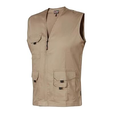 UPOWER U-POWER Gilet da Lavoro Uomo con Zip CHICA, Multitasche, Elasticizzato, 98% cotone 2% spandex UPOWER U-POWER Gilet da Lavoro Uomo con Zip CHICA, Multitasche, Elasticizzato, 98% cotone 2% spandex