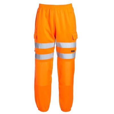 Blackrock Hi-Vis Orange Arbeitsjogginghose, Herren & Damen Sicherheitshose, Utility, Hi-Vis Jogger, Trainingshose, Bauhose, Elastische Taille, Arbeitskleidung Blackrock Hi-Vis Orange Arbeitsjogginghose, Herren & Damen Sicherheitshose, Utility, Hi-Vis Jogger, Trainingshose, Bauhose, Elastische Taille, Arbeitskleidung