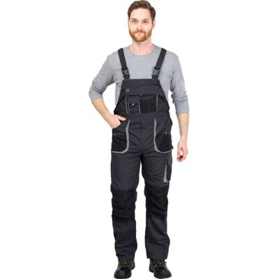 REIS FORECO-B Arbeitslatzhose für Herren Sicherheitshose Cargo Arbeitskleidung Arbeitshose Latzhose Arbeitsanzug Grau-Schwarz-Hellgrau Größe: 50 REIS FORECO-B Arbeitslatzhose für Herren Sicherheitshose Cargo Arbeitskleidung Arbeitshose Latzhose Arbeitsanzug Grau-Schwarz-Hellgrau Größe: 50
