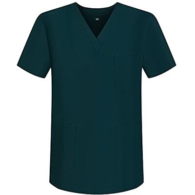 MISEMIYA Medizinische Uniformen Unisex Top Krankenschwester Krankenhaus Berufskleidung BZ-6801 XX-Large, Grün 68 MISEMIYA Medizinische Uniformen Unisex Top Krankenschwester Krankenhaus Berufskleidung BZ-6801 XX-Large, Grün 68