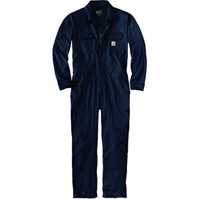 Carhartt Herren Rugged Flex Canvas Overall, Navy, XL Carhartt Herren Rugged Flex Canvas Overall, Navy, XL