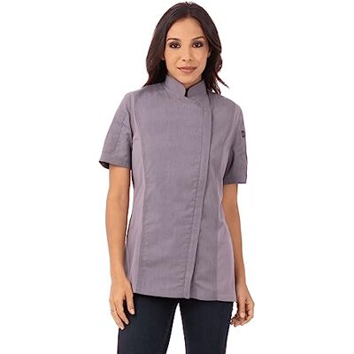 Chef Works Damen Bcwsz006purm Kochjacke, Violett, M EU Chef Works Damen Bcwsz006purm Kochjacke, Violett, M EU