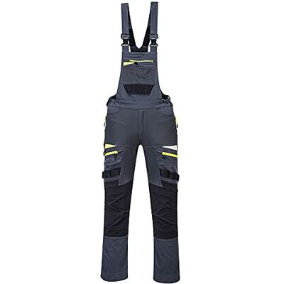 Portwest DX4 Latzhose, Größe: L, Farbe: Metal Grau, DX441MGRL Portwest DX4 Latzhose, Größe: L, Farbe: Metal Grau, DX441MGRL