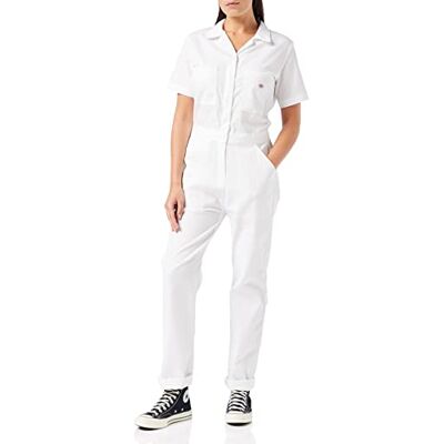 Dickies , Damen, Flex-Kurzarm-Overall, White, XS Dickies , Damen, Flex-Kurzarm-Overall, White, XS