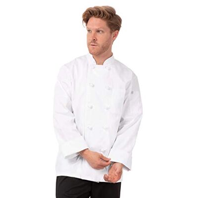 Chef Works bordeaux Basic Chef Coat, weiß, PKWC-WHT-4XL Chef Works bordeaux Basic Chef Coat, weiß, PKWC-WHT-4XL