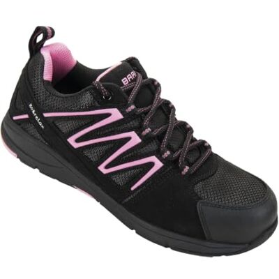 BAAK Damen Sicherheitsschuhe Silvy2 schwarz Rosa Arbeitsschuhe BAAK Damen Sicherheitsschuhe Silvy2 schwarz Rosa Arbeitsschuhe