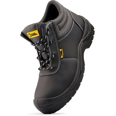 BLACK HAMMER Sicherheitsstiefel Herren Leichte Arbeitsschuhe mit Stahlkappe und Zwischensohle Wasserbeständig Vollnarbenleder Outdoor Schuhwerk Entworfen für Stil und Komfort S3 SR William (46 EU) BLACK HAMMER Sicherheitsstiefel Herren Leichte Arbeitsschuhe mit Stahlkappe und Zwischensohle Wasserbeständig Vollnarbenleder Outdoor Schuhwerk Entworfen für Stil und Komfort S3 SR William (46 EU)
