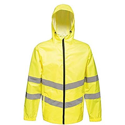 Regatta TRW497 20090 professionelle Warnschutzjacke, wasserfest und winddicht, verstaubar, Gelb, Größe 2XL Regatta TRW497 20090 professionelle Warnschutzjacke, wasserfest und winddicht, verstaubar, Gelb, Größe 2XL