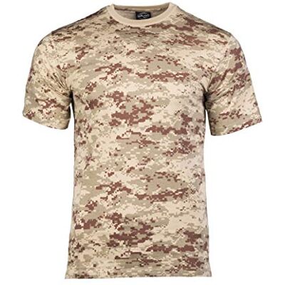Mil-Tec Tarn T-Shirt Herren • Camouflage T-Shirt aus Baumwolle • Bequemes Kurzarm Army Shirt für Outdoor, Sport oder Freizeit • Bundeswehr Flecktarn-Shirt Mil-Tec Tarn T-Shirt Herren • Camouflage T-Shirt aus Baumwolle • Bequemes Kurzarm Army Shirt für Outdoor, Sport oder Freizeit • Bundeswehr Flecktarn-Shirt