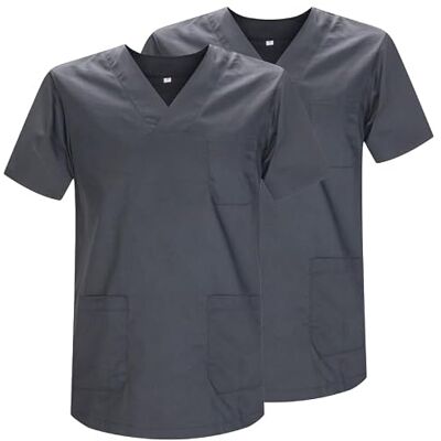 MISEMIYA Packung 2 STK. SANITÄRE CASACA Unisex SANITÄRE Uniformen SANITÄRE UNIFORM MEDIZINISCHE UNIFORM Ref. 817 * 2 X-Small, Grau 21 MISEMIYA Packung 2 STK. SANITÄRE CASACA Unisex SANITÄRE Uniformen SANITÄRE UNIFORM MEDIZINISCHE UNIFORM Ref. 817 * 2 X-Small, Grau 21
