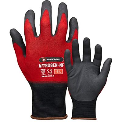 Blackrock Nitrogen-NF Ultraleichte Sicherheitshandschuhe für Männer und Frauen, Nitrilschaum-Beschichtung für trockenen, nassen und öligen Grip, Stretch Fit Nylon Liner, Technik, Heimwerker Blackrock Nitrogen-NF Ultraleichte Sicherheitshandschuhe für Männer und Frauen, Nitrilschaum-Beschichtung für trockenen, nassen und öligen Grip, Stretch Fit Nylon Liner, Technik, Heimwerker