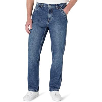 Amazon Herren Relaxed-Fit Arbeitskleidung Herrenjeans, Stone Mittlere Waschung, 34W / 32L Amazon Herren Relaxed-Fit Arbeitskleidung Herrenjeans, Stone Mittlere Waschung, 34W / 32L