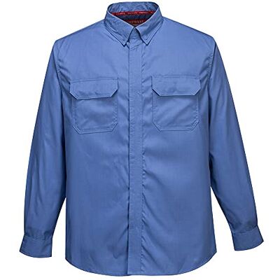 Portwest Biz Flame Plus Arbeitskleidung, feuerbeständig, Blau, Größe L Portwest Biz Flame Plus Arbeitskleidung, feuerbeständig, Blau, Größe L
