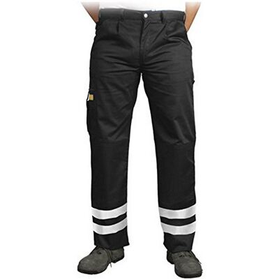 REIS Warnhose Arbeitshose mit Reflektionsstreifen Gr. 60, der EN471 REIS Warnhose Arbeitshose mit Reflektionsstreifen Gr. 60, der EN471