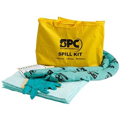 Brady Wirtschaftliches Anti-Verschmutzungs-Kit für Chemikalien, 1,8 kg, Gelb Brady Wirtschaftliches Anti-Verschmutzungs-Kit für Chemikalien, 1,8 kg, Gelb