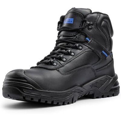 BLACK HAMMER Arbeitsschuhe Herren S3 Light Sicherheitsschuhe Stiefel S3 Stahlkappe Leichte rutschfeste Laufsohlen Antistatisch Robust 6600 (47 EU) BLACK HAMMER Arbeitsschuhe Herren S3 Light Sicherheitsschuhe Stiefel S3 Stahlkappe Leichte rutschfeste Laufsohlen Antistatisch Robust 6600 (47 EU)