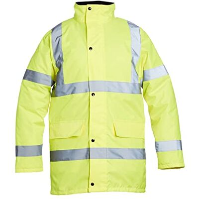 Blackrock Warnschutz Wasserdichte Arbeitsjacke Warnjacke Winter-Verkehrsjacke, Für Männer & Frauen, Gelbe Jacke, Mantel, Utility & Safety, High Viz, Bauarbeiten, EN 20471 Klasse 3, EN343 3:1 Blackrock Warnschutz Wasserdichte Arbeitsjacke Warnjacke Winter-Verkehrsjacke, Für Männer & Frauen, Gelbe Jacke, Mantel, Utility & Safety, High Viz, Bauarbeiten, EN 20471 Klasse 3, EN343 3:1