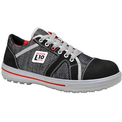 ELTEN Sicherheitsschuhe SENSATION Up Low ESD S3, Herren, Leder/Textil, Stahlkappe, leicht, sportlich, Schwarz, Größe: 44 ELTEN Sicherheitsschuhe SENSATION Up Low ESD S3, Herren, Leder/Textil, Stahlkappe, leicht, sportlich, Schwarz, Größe: 44
