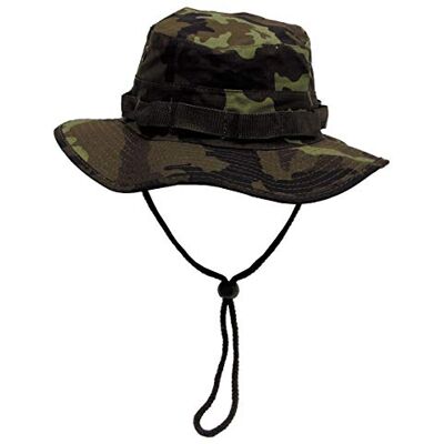 MFH FH Buschhut US mit Kinnband GI Boonie Rip Stop, XL, Khaki MFH FH Buschhut US mit Kinnband GI Boonie Rip Stop, XL, Khaki