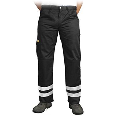 REIS Warnhose Arbeitshose mit Reflektionsstreifen Gr. 56, der EN471 REIS Warnhose Arbeitshose mit Reflektionsstreifen Gr. 56, der EN471