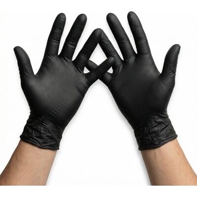 KMINA Einweghandschuhe Größe S (1000 Handschuhe, 10 Kartons à 100 Stück) Nitrilhandschuhe, Schwarze, Puderfreie & Latexfreie KMINA Einweghandschuhe Größe S (1000 Handschuhe, 10 Kartons à 100 Stück) Nitrilhandschuhe, Schwarze, Puderfreie & Latexfreie
