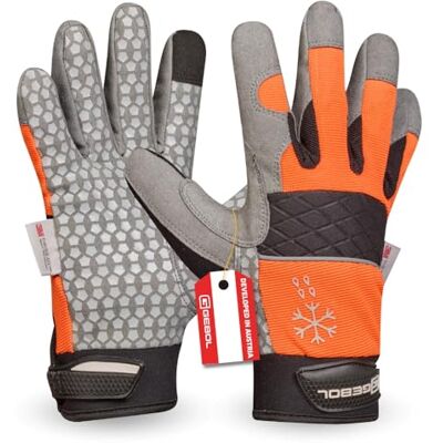 Gebol Master Thermo, 1 Paar Thermohandschuhe mit 3M Thinsulate Futter, Rutschhemmende Silikonbeschichtung, Kälteisolierung, Neopren-Bund, für Herren, Gr. XXL/11 Gebol Master Thermo, 1 Paar Thermohandschuhe mit 3M Thinsulate Futter, Rutschhemmende Silikonbeschichtung, Kälteisolierung, Neopren-Bund, für Herren, Gr. XXL/11