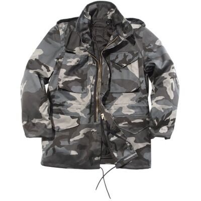 Mil-Tec US Feldjacke M65 T/C mit Futter • Klassische Militärjacke mit herausnehmbarem Thermo-Liner • Army Jacke mit 4 Pattentaschen • Übergangsjacke Herren • Outdoor Arbeitsjacke Mil-Tec US Feldjacke M65 T/C mit Futter • Klassische Militärjacke mit herausnehmbarem Thermo-Liner • Army Jacke mit 4 Pattentaschen • Übergangsjacke Herren • Outdoor Arbeitsjacke