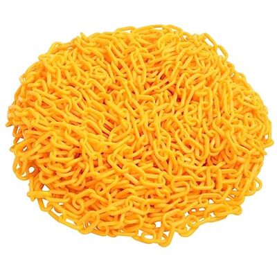 vidaXL Absperrkette Warnkette Sicherungskette Kette Kunststoffkette Sicherheitsabsperrung Plastikkette für Innen Außen Gelb 100m Ø6mm Kunststoff vidaXL Absperrkette Warnkette Sicherungskette Kette Kunststoffkette Sicherheitsabsperrung Plastikkette für Innen Außen Gelb 100m Ø6mm Kunststoff