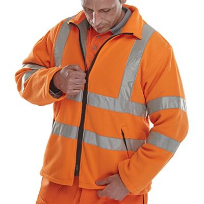 Beeswift Bseen Carnoustie Fleece Jacket Orange Medium Beeswift Bseen Carnoustie Fleece Jacket Orange Medium