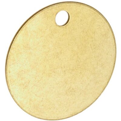 Brady blanko Ventil Tags – Rund Messing Tags, 1–1/5,1 cm Durchmesser, b-907 (25 Stück) – 23210 Brady blanko Ventil Tags – Rund Messing Tags, 1–1/5,1 cm Durchmesser, b-907 (25 Stück) – 23210