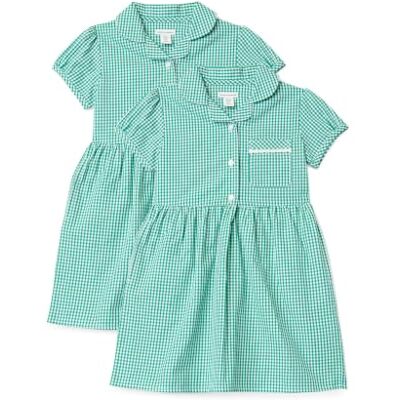 Amazon Mädchen Gingham Schuluniformkleid, 2er-Pack, Grünes Gingham, 9-10 Jahre Amazon Mädchen Gingham Schuluniformkleid, 2er-Pack, Grünes Gingham, 9-10 Jahre