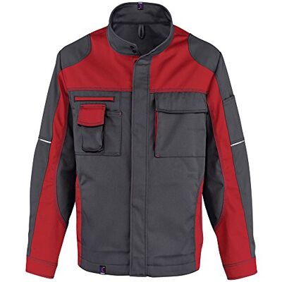 Kübler Arbeitsjacke "Image Vision" Größe 94, 1 Stück, anthrazit/mittelrot, 10453315-9755-94 Kübler Arbeitsjacke "Image Vision" Größe 94, 1 Stück, anthrazit/mittelrot, 10453315-9755-94