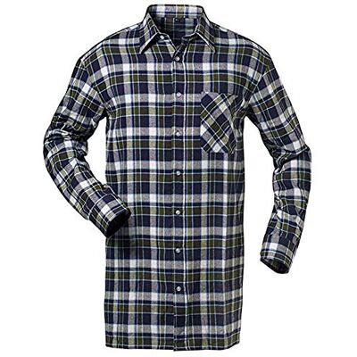 Craftland Flanellhemd Webflanell Extralang 105 cm Rückenlänge (XXXXL, Marine/grün/weiß) Craftland Flanellhemd Webflanell Extralang 105 cm Rückenlänge (XXXXL, Marine/grün/weiß)