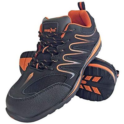 REIS Brecuador-Ob_Bp36 Berufsschuhe, Schwarz-Orange, 36 Größe REIS Brecuador-Ob_Bp36 Berufsschuhe, Schwarz-Orange, 36 Größe