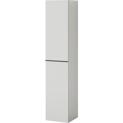 Bernstein Hochschrank Lavoa 35 x 35 x 170 cm Seitenschrank in Weiß matt, Griff in Anthrazit- Vormontierter Badezimmer-Schrank Bernstein Hochschrank Lavoa 35 x 35 x 170 cm Seitenschrank in Weiß matt, Griff in Anthrazit- Vormontierter Badezimmer-Schrank