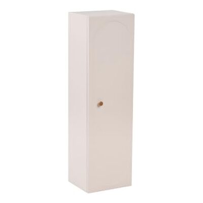 Beliani Bad Wandschrank beige mit 4 Fächern goldener Griff glamourös Tarumir Beliani Bad Wandschrank beige mit 4 Fächern goldener Griff glamourös Tarumir