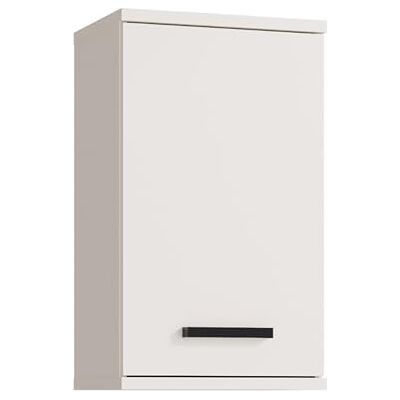 Forte VERIS Hängeschrank 40, moderner Badezimmerschrank, 1-türig, Kontrastgriff, Wandmontage, Holzwerkstoff, Kaschmir Beige, 40,2 cm breit x 68,8 cm hoch x 29 cm tief Forte VERIS Hängeschrank 40, moderner Badezimmerschrank, 1-türig, Kontrastgriff, Wandmontage, Holzwerkstoff, Kaschmir Beige, 40,2 cm breit x 68,8 cm hoch x 29 cm tief