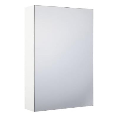 Beliani Moderner Bad-Spiegelschrank 40x60 cm 1 türig weiß Primavera Beliani Moderner Bad-Spiegelschrank 40x60 cm 1 türig weiß Primavera