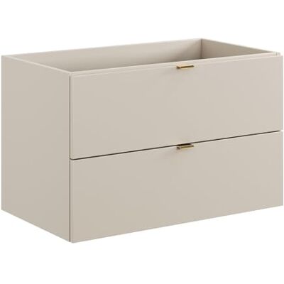 Unique Waschbeckenunterschrank zum Aufhängen Farbe Beige 80 cm Lavena Unique Waschbeckenunterschrank zum Aufhängen Farbe Beige 80 cm Lavena