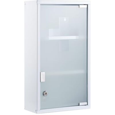 Zedelmaier Medizinschrank aus Edelstahl,Medikamenten Aufbewahrung Medikamentenschrank 3 Fächer,Apothekerschrank,Badezimmerschrank,Hängend,Abschließbar Arzneischrank 27cm Breit,Weiß Zedelmaier Medizinschrank aus Edelstahl,Medikamenten Aufbewahrung Medikamentenschrank 3 Fächer,Apothekerschrank,Badezimmerschrank,Hängend,Abschließbar Arzneischrank 27cm Breit,Weiß
