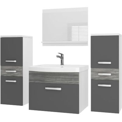 B BELINI GROUP Belini PRIPM4 Waschbeckenunterschrank Badschrank 120cm Grau-Glamour Holz Badmöbel-Set in Grau-Glamour Holz, wandhängende Montage, Soft-Close-Mechanismus, FSC-Holzwerkstoff, Waschbecken & Spiegel B BELINI GROUP Belini PRIPM4 Waschbeckenunterschrank Badschrank 120cm Grau-Glamour Holz Badmöbel-Set in Grau-Glamour Holz, wandhängende Montage, Soft-Close-Mechanismus, FSC-Holzwerkstoff, Waschbecken & Spiegel