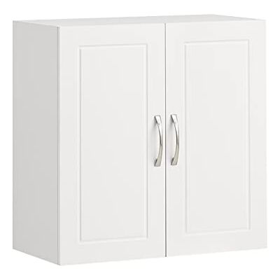 SoBuy Hängeschrank Bad Weiß mit Verstellbarem Regalboden 60x30x60 cm Badezimmerschrank Hängend, Wandschrank schmal für Bad, Küche & Flur Medizinschrank & Apothekerschrank, FRG231-W SoBuy Hängeschrank Bad Weiß mit Verstellbarem Regalboden 60x30x60 cm Badezimmerschrank Hängend, Wandschrank schmal für Bad, Küche & Flur Medizinschrank & Apothekerschrank, FRG231-W