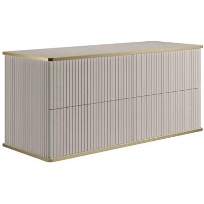 Unique Waschbeckenunterschrank Keliza -L 120cm x B 47cm x H 54cm- MDF beige Unique Waschbeckenunterschrank Keliza -L 120cm x B 47cm x H 54cm- MDF beige