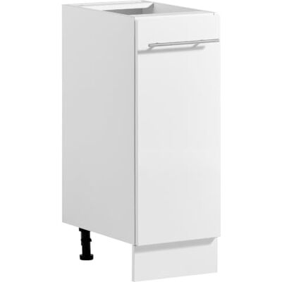 VEVOR Unterschrank 300x475x815 mm BxTxH Spanplatte Küchenunterschrank Weiß für Waschküche & Bad, ohne Arbeitsplatte, im Shaker-Stil, mit einer Schublade, Soft-Close-Mechanismus & Kantenverarbeitung VEVOR Unterschrank 300x475x815 mm BxTxH Spanplatte Küchenunterschrank Weiß für Waschküche & Bad, ohne Arbeitsplatte, im Shaker-Stil, mit einer Schublade, Soft-Close-Mechanismus & Kantenverarbeitung
