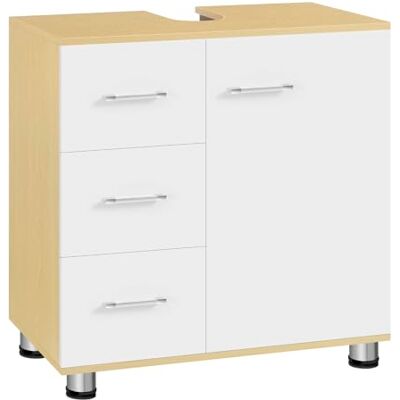 EUGAD Waschbeckenunterschrank, 3 große Schubladen, 30 x 60 x 60 cm Badezimmerschrank mit Füßen, Unterschrank Waschbecken, Badschrank mit Schubladen Tür, Badunterschrank EUGAD Waschbeckenunterschrank, 3 große Schubladen, 30 x 60 x 60 cm Badezimmerschrank mit Füßen, Unterschrank Waschbecken, Badschrank mit Schubladen Tür, Badunterschrank